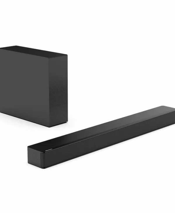 Hisense Soundbar 2.1 Bluetooth και HDMI 120W με Ασύρματο Subwoofer Μαύρο HS2100