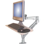 Newstar Βάση Γραφείου Πληκτρολογίου Ασημί KEYB-V100 - Image 2