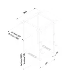 Newstar Βάση Γραφείου Πύργου Υπολογιστή CPU-D025BLACK - Image 3