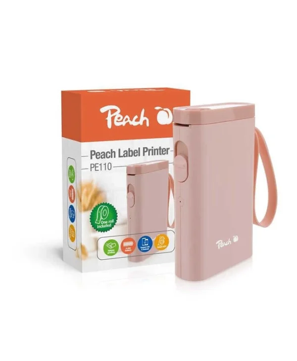 Peach Εκτυπωτής Ετικετών Απευθείας Μεταφοράς Bluetooth PE110-pi