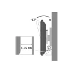 Techly ICA-LCD 2900B Επιτοίχια έως 37" και 25kg Black ICA-LCD-2900B - Image 3