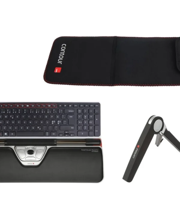 Rollermouse Contour Red Plus Wireless Travel Kit Retail RM-RED PLUS-WL-DE-TK