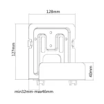 Neomounts Βάση Γραφείου Πύργου Υπολογιστή AWL-440BL - Image 7