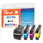 Peach Πακέτο Συμβατών Μελανιών Εκτυπωτή InkJet Brother 3219XL 1500 Σελίδων 62ml Μαύρο 1τμχ PI500-231