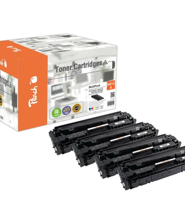 Peach Συμβατό Toner για Laser Εκτυπωτή HP 415A 2100 Σελίδων Πολύχρωμο PT1139