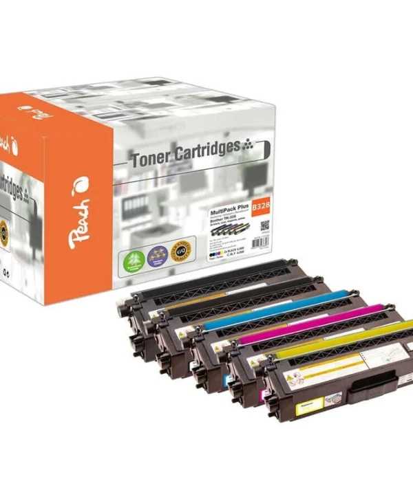 Peach Συμβατό Toner για Laser Εκτυπωτή Brother TN-328 6000 Σελίδων Πολύχρωμο PT842