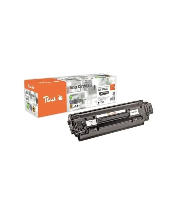 Peach Συμβατό Toner για Laser Εκτυπωτή Canon 3484B002, CRG-725 1600 Σελίδων Μαύρο PT283