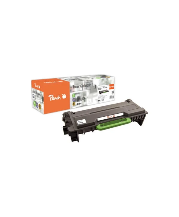 Peach Συμβατό Toner για Laser Εκτυπωτή Brother TN-3480 8000 Σελίδων Μαύρο PT776