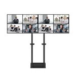 Neomounts ADM-875BL2 Βάση Τηλεόρασης Δαπέδου έως 65" και 100kg Μαύρο - Image 5