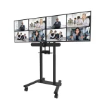Neomounts ADM-875BL2 Βάση Τηλεόρασης Δαπέδου έως 65" και 100kg Μαύρο - Image 7