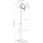Manhattan Anti-theft Βάση Tablet Γραφείου σε Λευκό χρώμα 406345 - Image 4