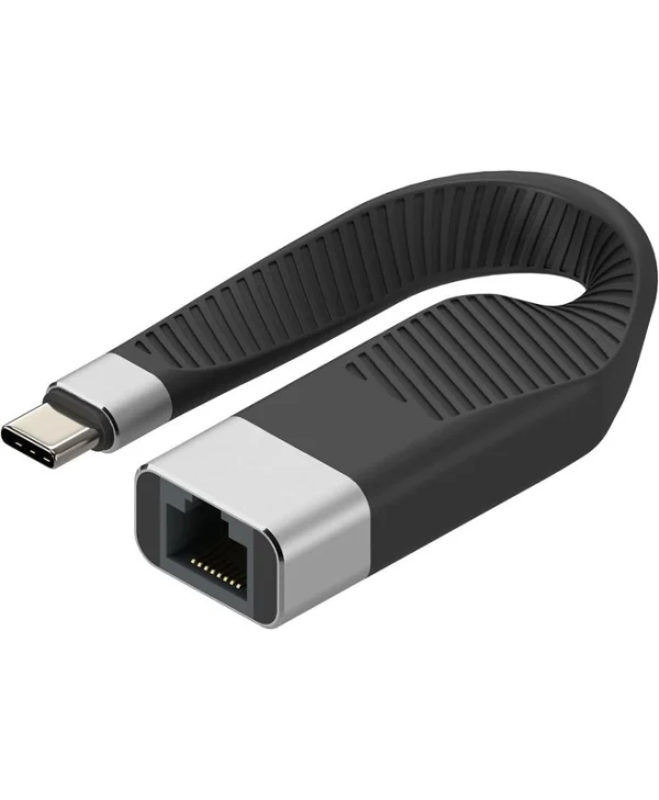 Techly ICOC-USBC-RJ45 Αντάπτορας Δικτύου USB-C με Ενσύρματη Σύνδεση Ethernet