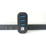 Techly Hub 3 Θυρών USB 3.0 με σύνδεση USB-A Γκρι IUSB3-HUB3-ROTB - Image 3