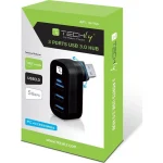 Techly Hub 3 Θυρών USB 3.0 με σύνδεση USB-A Γκρι IUSB3-HUB3-ROTB - Image 9