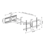 Techly ICA-PLB 721 Βάση Τηλεόρασης Τοίχου έως 80" ICA-PLB-721 - Image 5