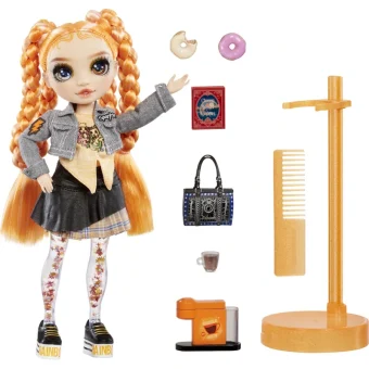 Mga Rainbow Highsparkle & Shine Fashion Dolls Clementine Orange 427803-INT