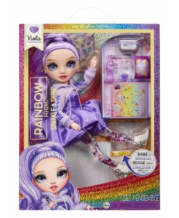 MGA Entertainment Rainbow High Sparkle Shine Viola Κούκλα για 4+ Ετών 27.94εκ. 427810-INT