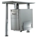Newstar CPU-D200SILVER Επιτραπέζια Βάση Πύργου Υπολογιστή CPU-D200SILVER