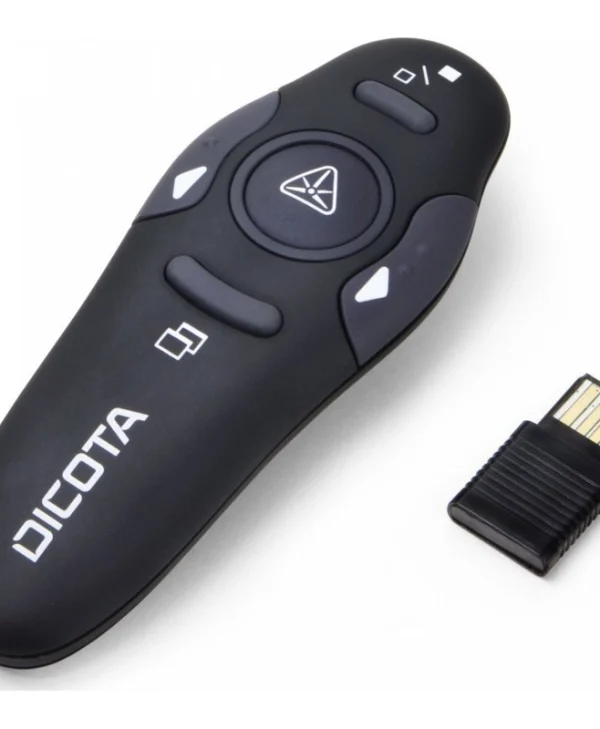 Dicota Presenter Pin Point Presenter με Κόκκινο Laser και Πλήκτρα Slideshow D30933-V1