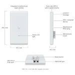 Ubiquiti Unifi U6 Mesh Pro Access Point Wi‑Fi 6 Dual Band (2.4 & 5GHz) U6-MESH-PRO - Image 11