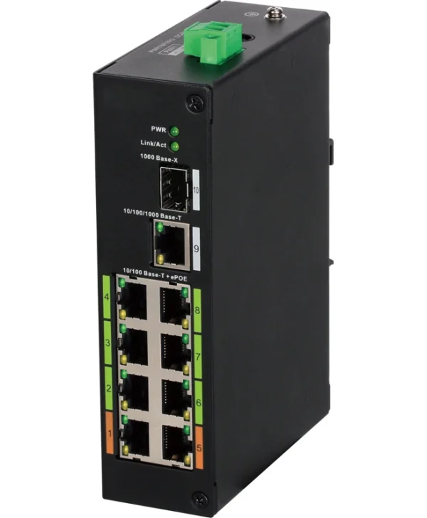 Dahua LR2110-8ET-120 Switch Συστημάτων CCTV DH-LR2110-8ET-120-V2