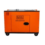 Black & Decker Αθόρυβη Γεννήτρια Πετρελαίου με Ηλεκτρική Μίζα, Ρόδες και Μέγιστη Ισχύ 7.5kVA BXGND6300E - Image 3
