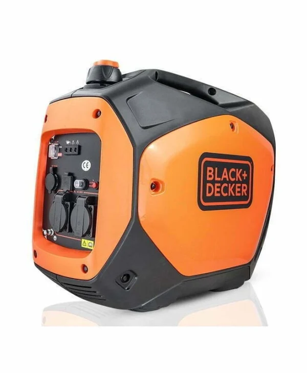 Black & Decker Αθόρυβη Γεννήτρια Βαλιτσάκι Inverter Βενζίνης Τετράχρονη με Χειροκίνητη Μίζα και Μέγιστη Ισχύ 2.2kVA BXGNI2200E