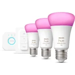 Philips Smart Λάμπες LED 11W για Ντουί E27 και Σχήμα A60 RGBW 1055lm 3τμχ 929002468804 - Image 3