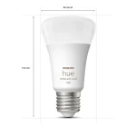 Philips Smart Λάμπες LED 11W για Ντουί E27 και Σχήμα A60 RGBW 1055lm 3τμχ 929002468804 - Image 4
