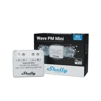 Shelly Wave Pm Mini Smart Switch 1 Καναλιού Wi-Fi, Z-Wave & RF 16A Shelly_W_PM_Mini