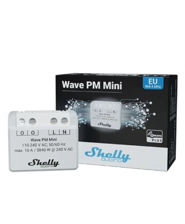 Shelly Wave Pm Mini Smart Switch 1 Καναλιού Wi-Fi, Z-Wave & RF 16A Shelly_W_PM_Mini