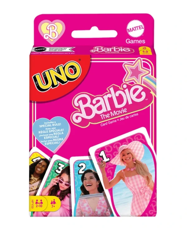 Επιτραπέζιο Παιχνίδι Uno - Barbie για 2-10 Παίκτες 7+ Ετών (EN) Mattel HPY59