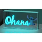 Paladone Led Παιδικό Φωτιστικό Γραφείου Neon Stitch Ohana Μπλε 30.5x15.5cm PP12800LS - Image 3