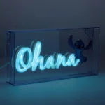 Paladone Led Παιδικό Φωτιστικό Γραφείου Neon Stitch Ohana Μπλε 30.5x15.5cm PP12800LS - Image 5
