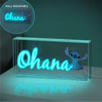 Paladone Led Παιδικό Φωτιστικό Γραφείου Neon Stitch Ohana Μπλε 30.5x15.5cm PP12800LS - Image 10