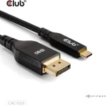 Club3D USB 2.0 Cable USB-C male - DisplayPort PD Μαύρο 1m CAC-1559