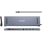 Manhattan USB-C Docking Station με HDMI/DisplayPort 4K PD Ethernet (190305) - Image 6