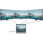 Manhattan USB-C Docking Station με HDMI/DisplayPort 4K PD Ethernet (190305) - Image 8