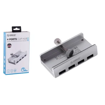 Orico Hub 4 Θυρών USB 2.0 με σύνδεση USB-A Γκρι MH4PU-SV-BP