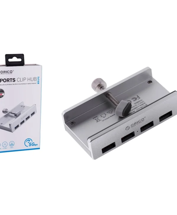 Orico Hub 4 Θυρών USB 2.0 με σύνδεση USB-A Γκρι MH4PU-SV-BP