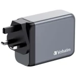 Verbatim Φορτιστής Χωρίς Καλώδιο GaN με Θύρα USB-A και 3 Θύρες USB-C 200W Power Delivery / Quick Charge 3.0 Γκρι (GNC-200) 32204 - Image 3
