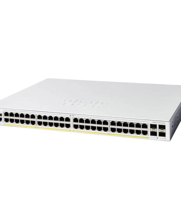 Cisco Catalyst 1300 Managed L2 / L3 PoE+ Switch με 48 Θύρες Gigabit (1Gbps) Ethernet και 4 SFP Θύρες C1300-48P-4G