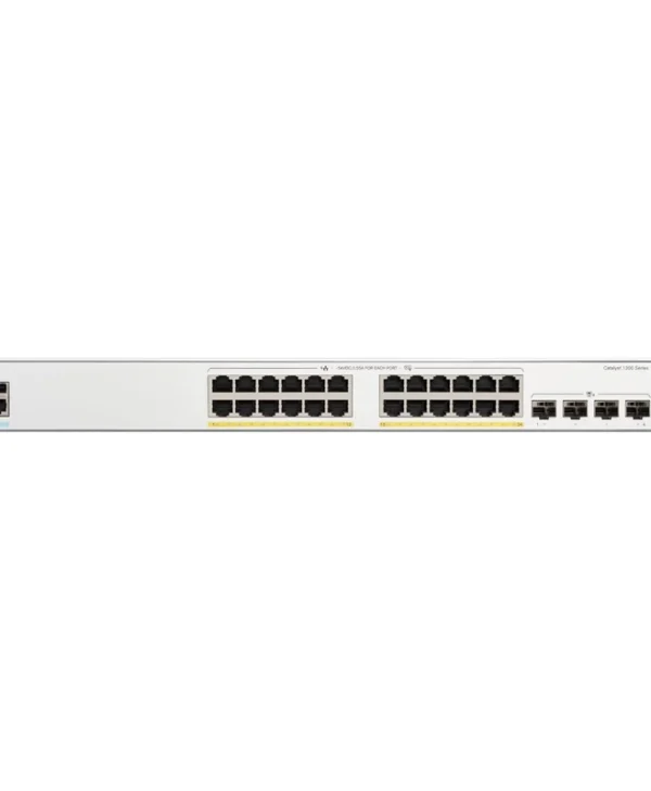 Cisco Cisco v1 Managed L2 PoE+ Switch με 24 Θύρες Gigabit (1Gbps) Ethernet και 4 SFP Θύρες C1300-24P-4X