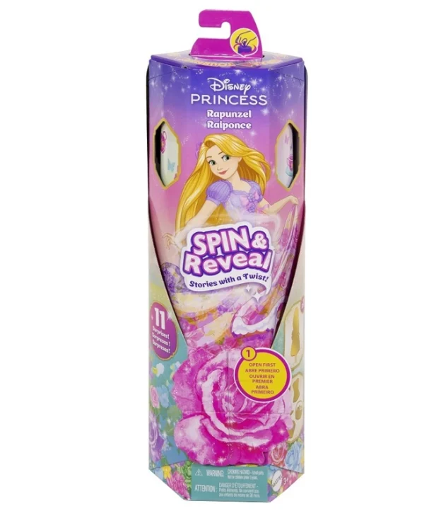 Barbie Spin & Reveal Ραπουνζέλ Κούκλα για 3+ Ετών 12.7εκ. 1250860