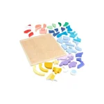 Ξύλινο Παιδικό Puzzle Σφηνώματα Διάστημα για 3+ Ετών 41pcs Mattel HXY42 - Image 3