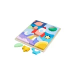 Ξύλινο Παιδικό Puzzle Σφηνώματα Διάστημα για 3+ Ετών 41pcs Mattel HXY42 - Image 5
