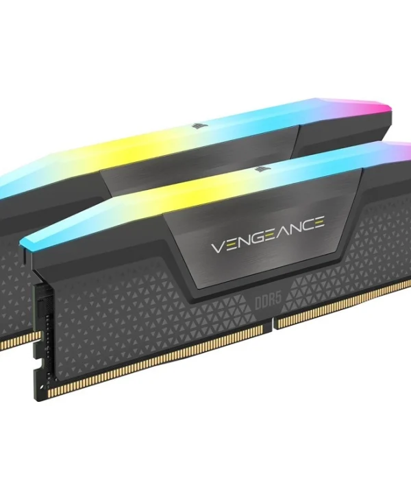 Corsair Vengeance RGB EXPO DDR5 32GB RAM με 2x16GB Modules και Ταχύτητα 6400 για Desktop CMH32GX5M2B6400Z32