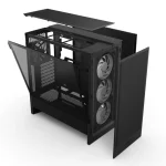 NZXT H5 (2024) Flow Gaming Midi Tower Κουτί Υπολογιστή με Πλαϊνό Παράθυρο και RGB Φωτισμό Μαύρο CC-H52FB-R1 - Image 3