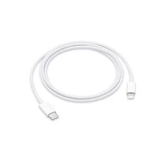 Apple USB-C to Lightning Cable Λευκό 1m (MUQ93ZM/A)