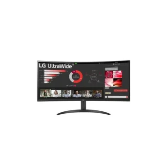 LG 34WR50QK-B Ultrawide VA HDR Curved Monitor 34" QHD 3440x1440 με Χρόνο Απόκρισης 5ms GTG